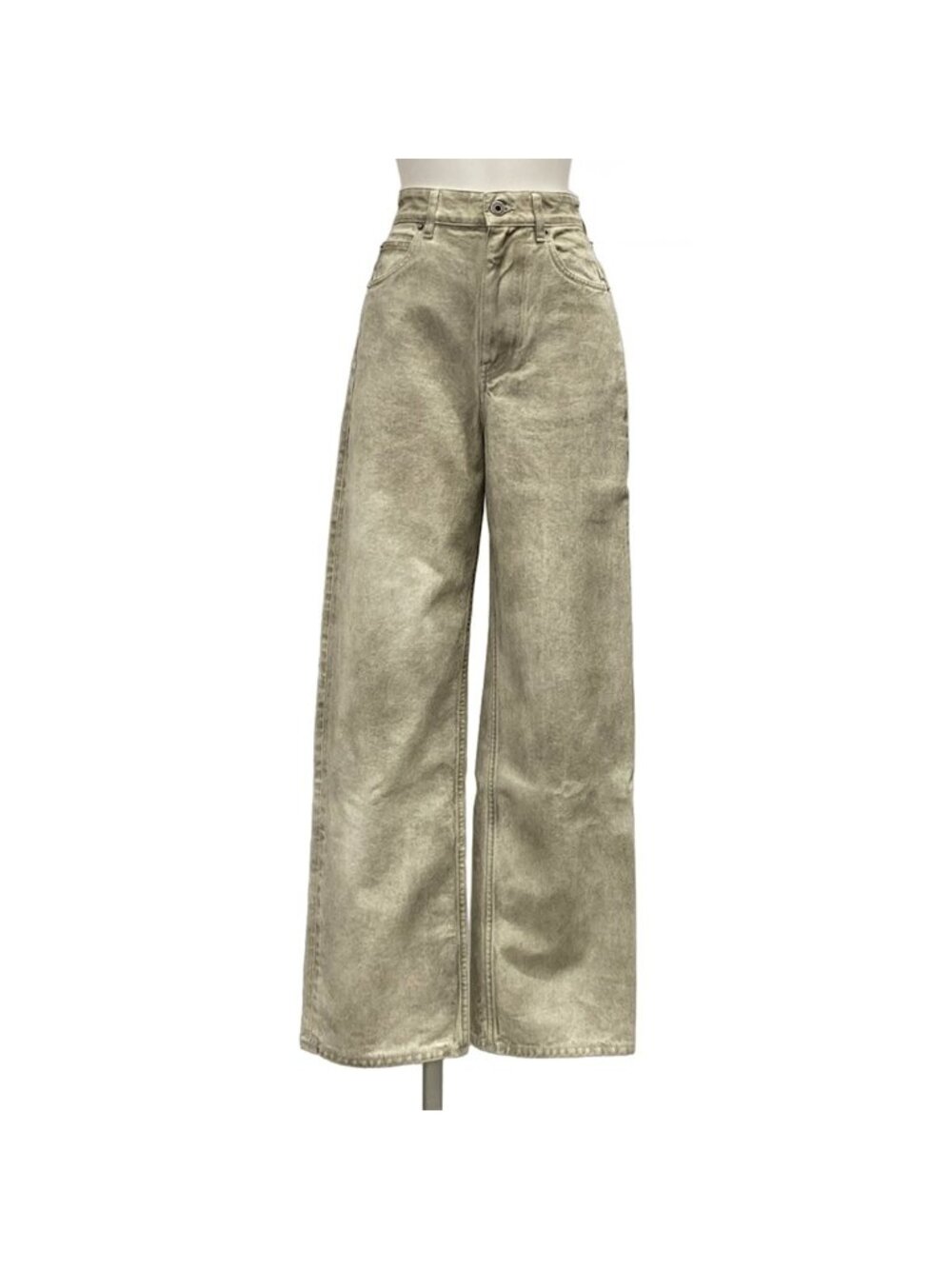 Loewe Jeans 34 S Light Gray Full Length Cotton
